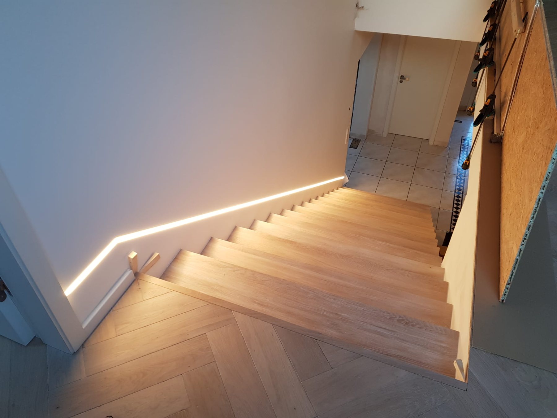 Éclairage d’escalier